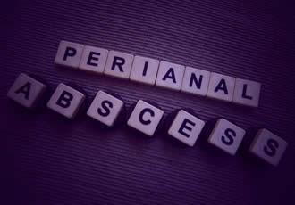 blocks spelling out perianal abscess